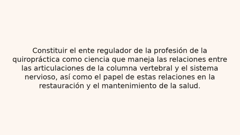 La ley de Quiropráctica en Costa Rica 6